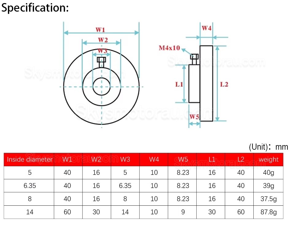 Aluminum Alloy Stepper Motor Handwheel 5mm/ 6.35mm/8mm/14mm for Nema 17 / 23 / 34 Stepper Motor